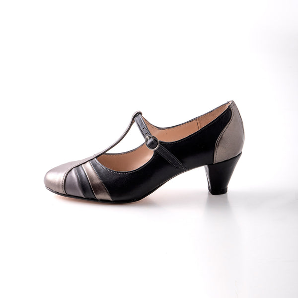 Round toe dancing Heels with T-strap