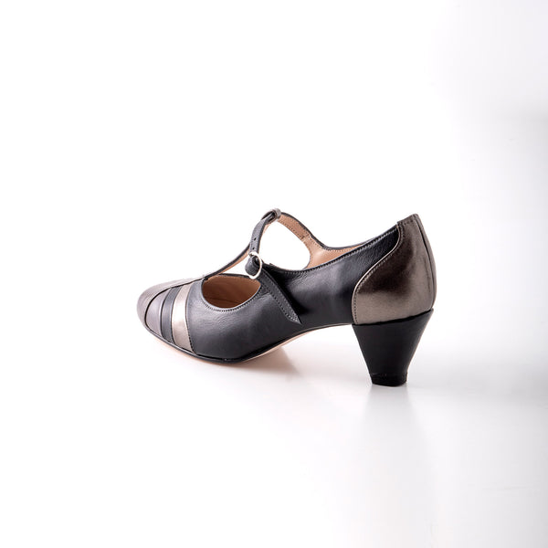 Round toe dancing Heels with T-strap